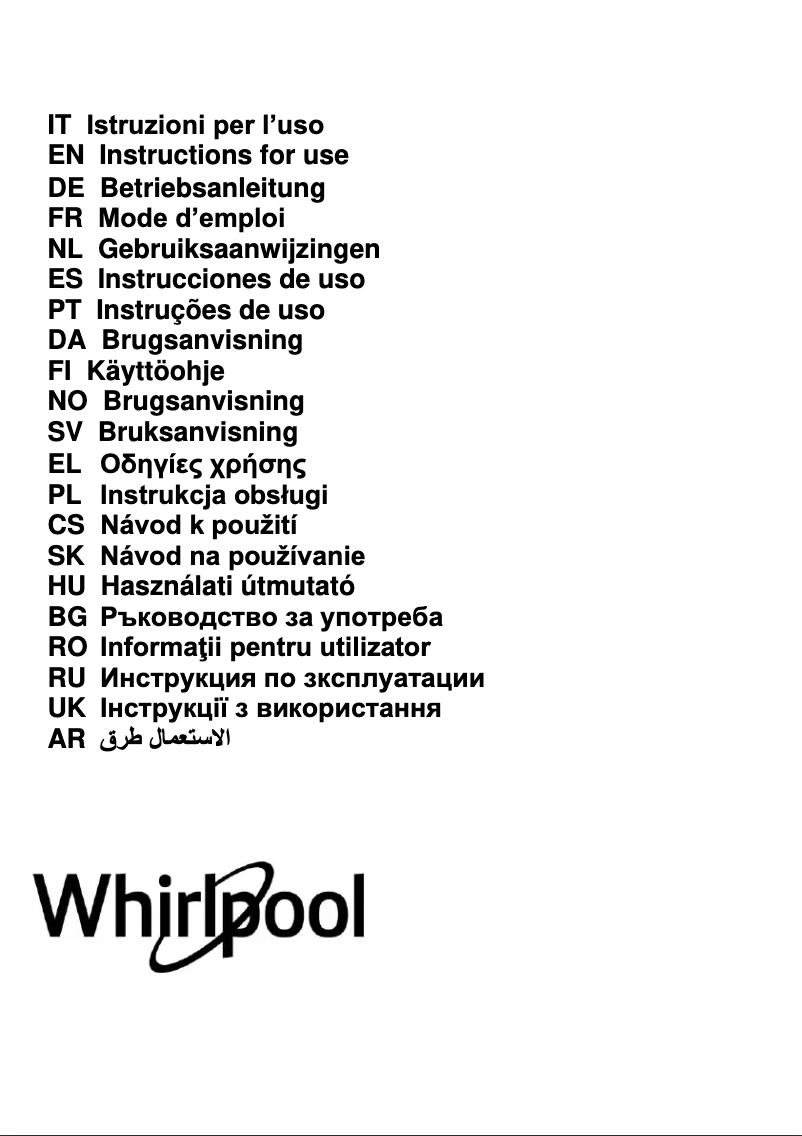 Página 1 del manual Manual de usuario Whirlpool AKR 648/3 IX