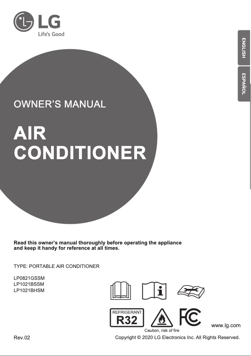 Página 1 del manual Manual de usuario LG LP1021BSSM