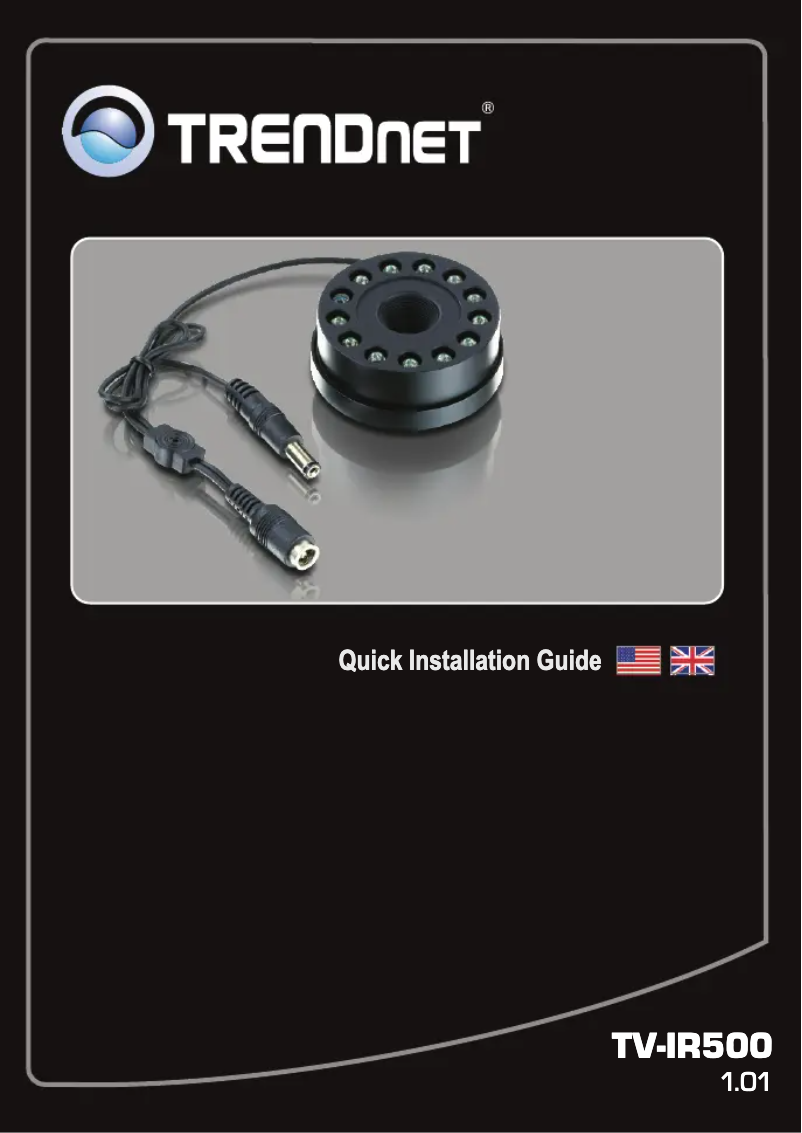 Page 1 de la notice Manuel utilisateur TRENDnet TV-IR500