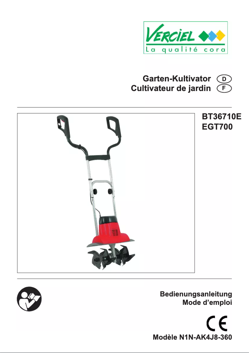 Image de la première page du manuel de l'appareil BT36710E