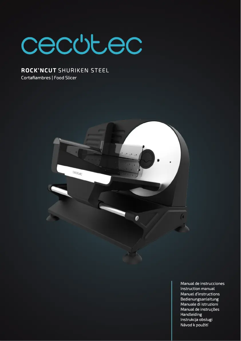 Page n°1 - Manuel utilisateur Cecotec Rock’nCut Shuriken