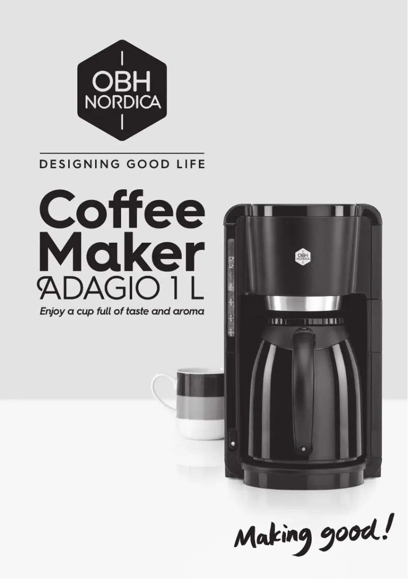 Página 1 del manual Manual de usuario OBH Nordica Adagio OP3808S0