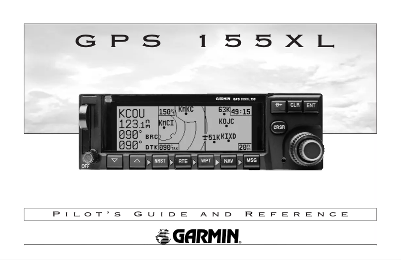 Page n°1 - Manuel utilisateur Garmin GPS 155XL TSO