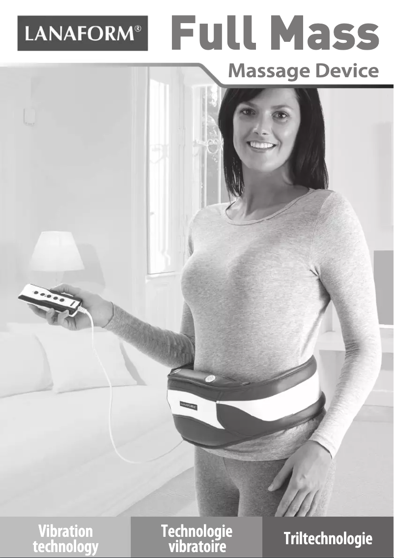 Page n°1 - Manuel utilisateur Lanaform Full Mass