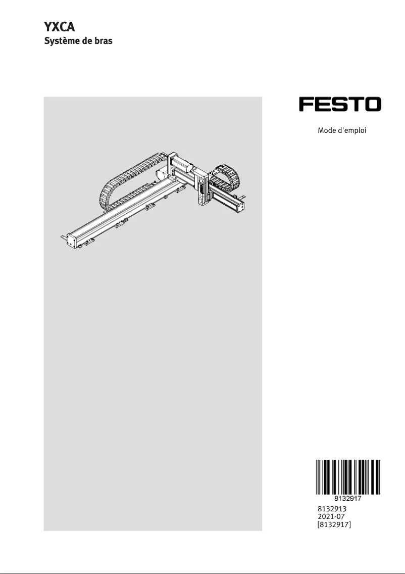 Page 1 de la notice Manuel utilisateur Festo YXCA-2-B