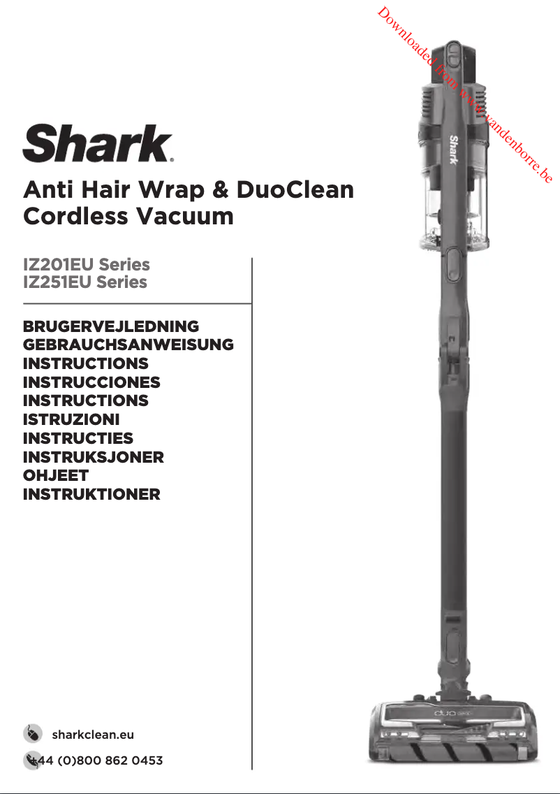 Image de la première page du manuel de l'appareil IZ251EU