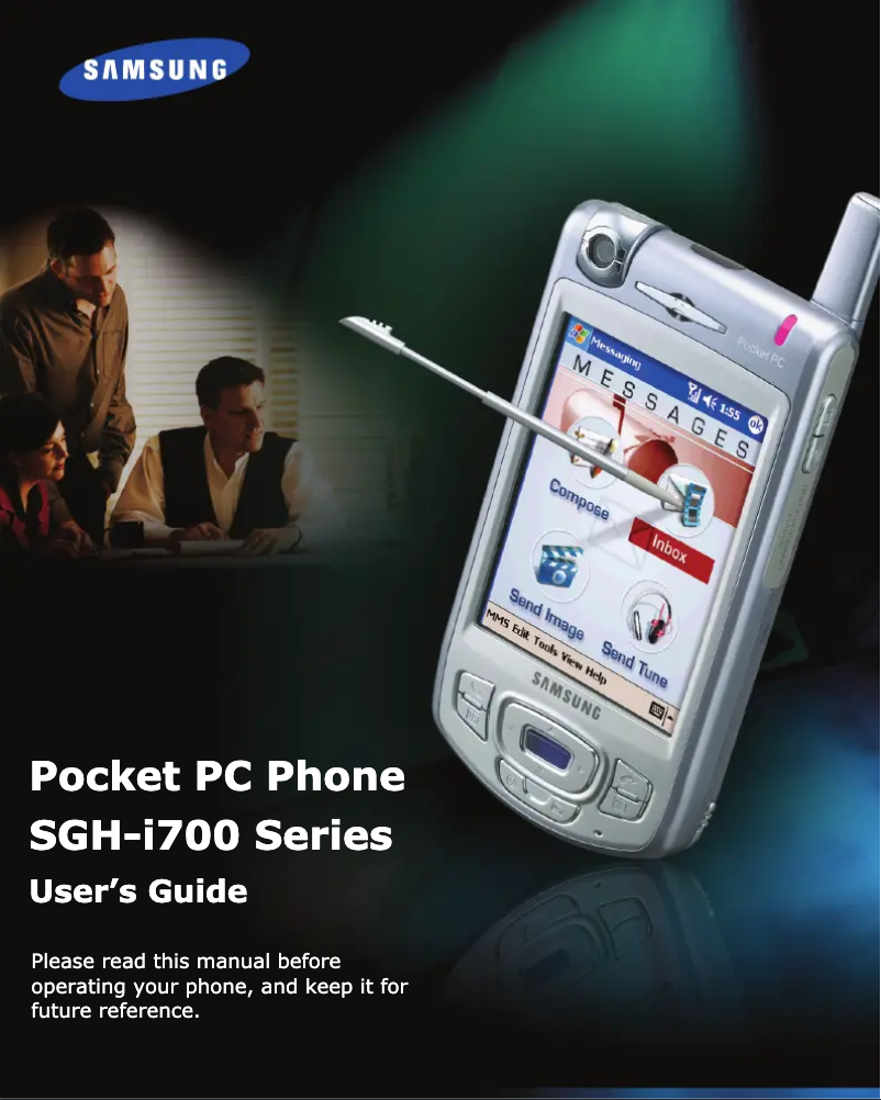 Image de la première page du manuel de l'appareil SGH-I700