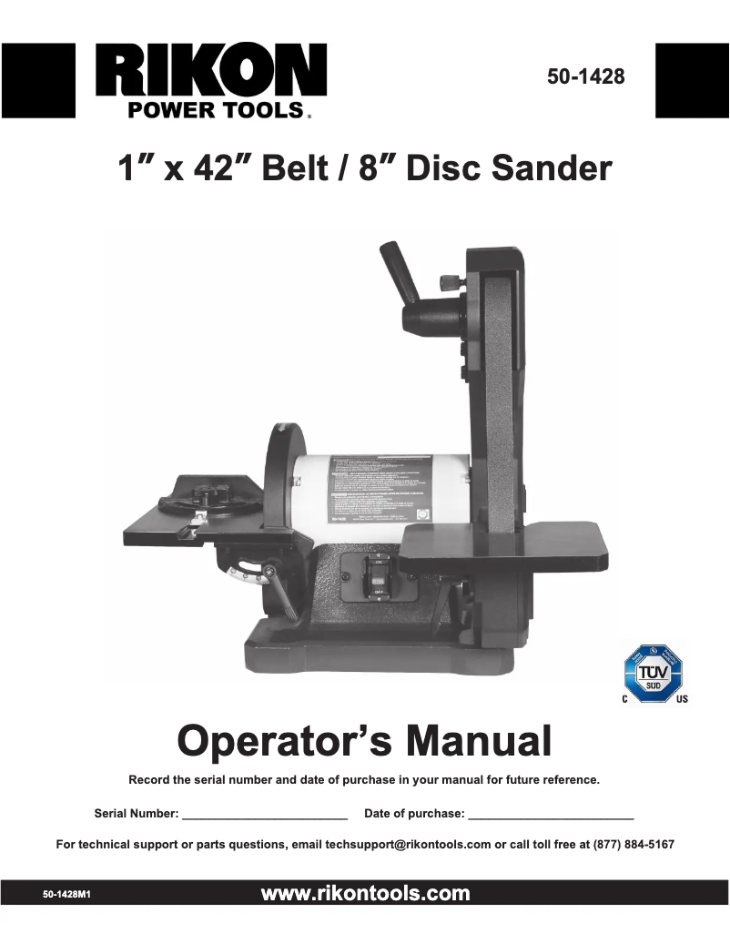 Page 1 de la notice Manuel utilisateur RIKON 50-1428
