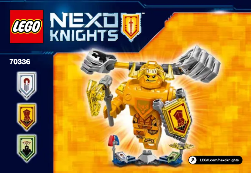 Page 1 de la notice Manuel utilisateur Lego Nexo Knights 70336