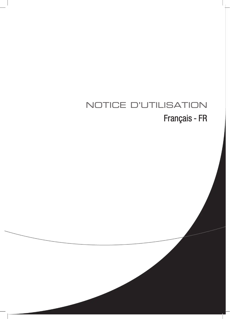 Image de la première page du manuel de l'appareil GX960CVBR