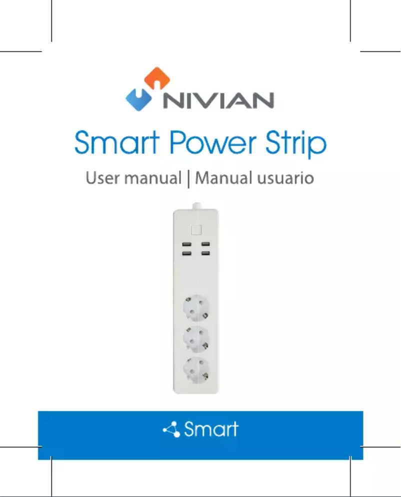 Page n°1 - Manuel utilisateur Nivian NVS-PWSTRIPF-W