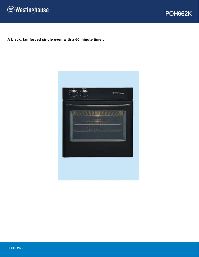 Image de la première page du manuel de l'appareil POH662K