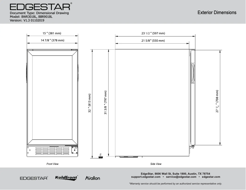 Image de la première page du manuel de l'appareil BBR901BL