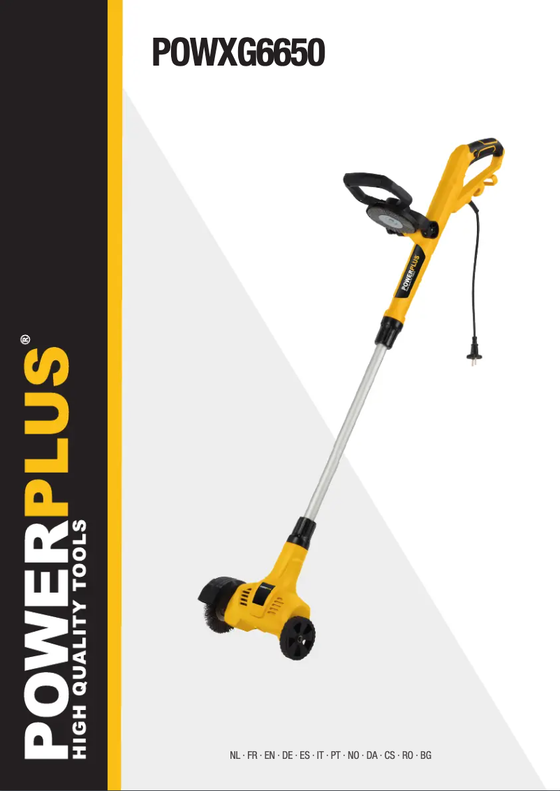 Image de la première page du manuel de l'appareil POWXG6650