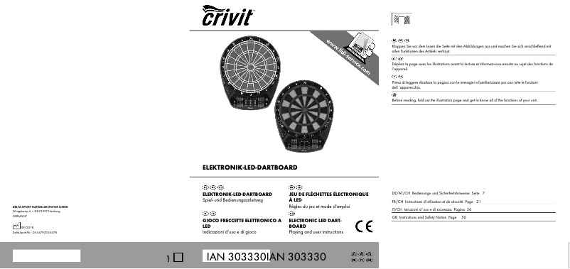 Página 1 del manual Manual de usuario Crivit DS-5478