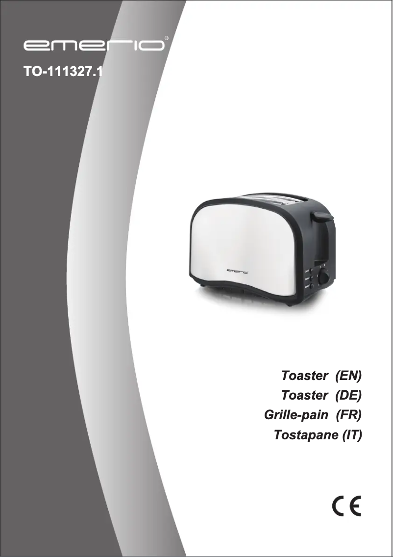 Page n°1 - Manuel utilisateur Emerio TO-111327