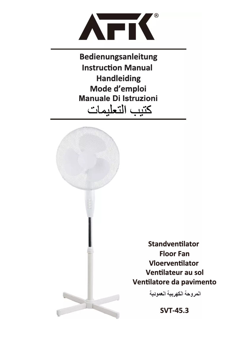 Página 1 del manual Manual de usuario AFK SVT-45.3