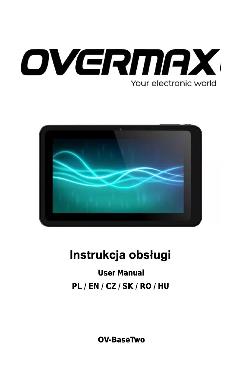 Page n°1 - Manuel utilisateur Overmax BaseTwo