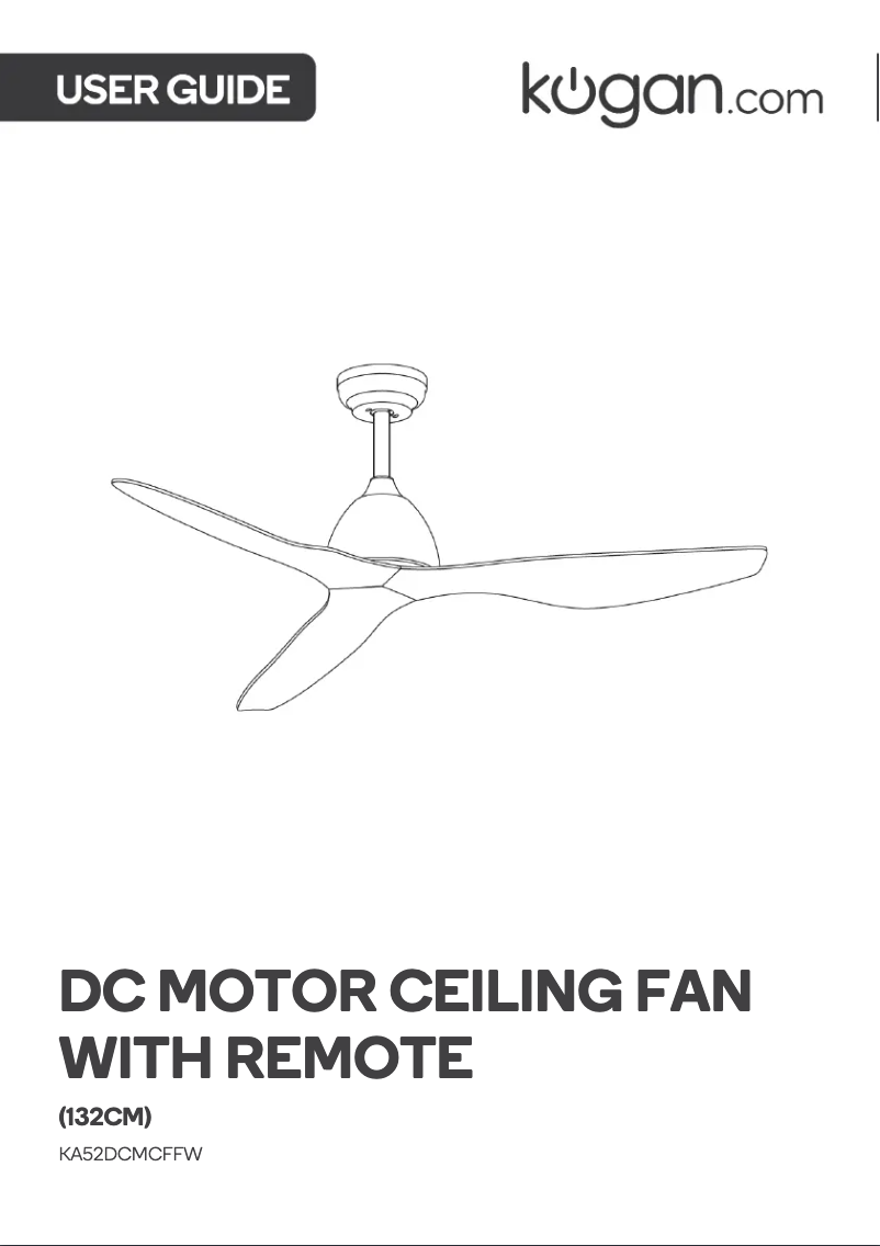 Page 1 de la notice Manuel utilisateur Kogan KA52DCMCFFW