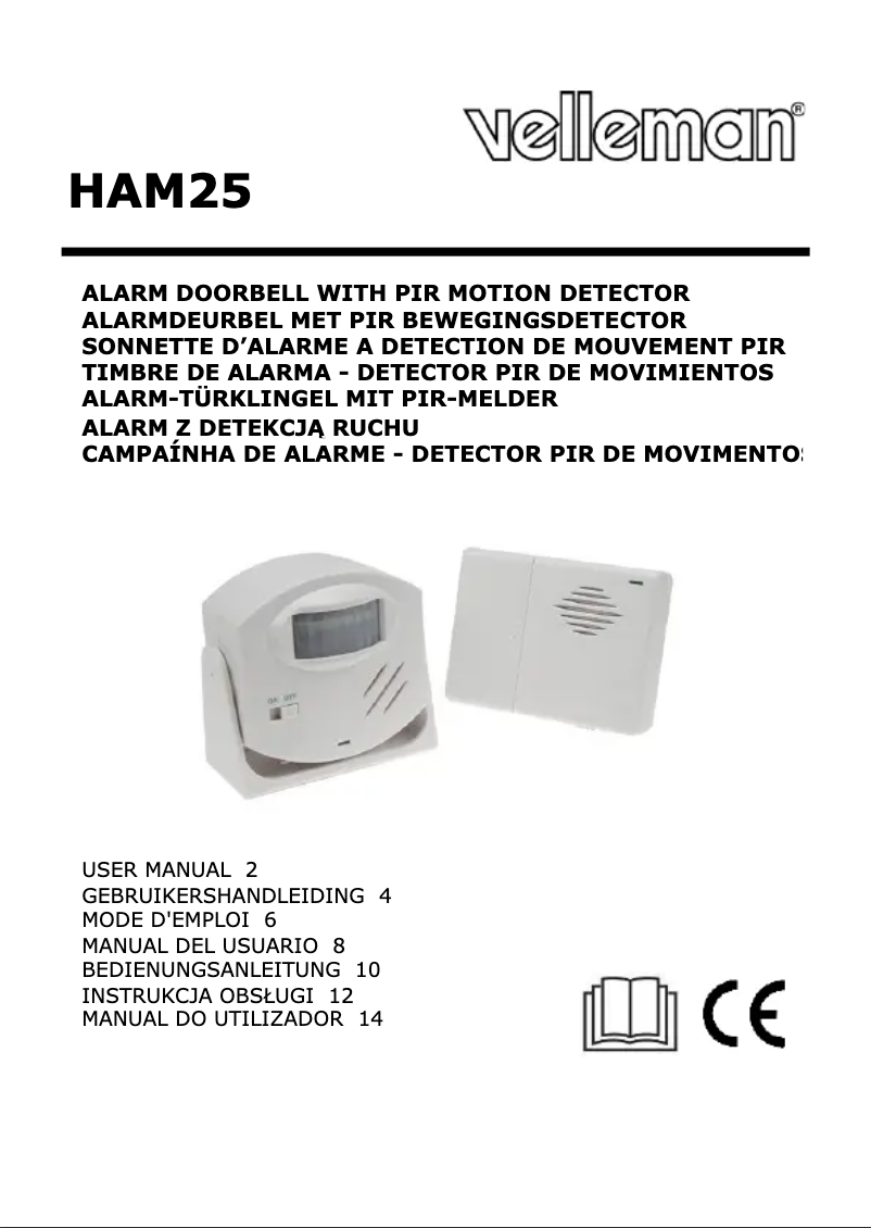 Página 1 del manual Manual de usuario Velleman HAM25