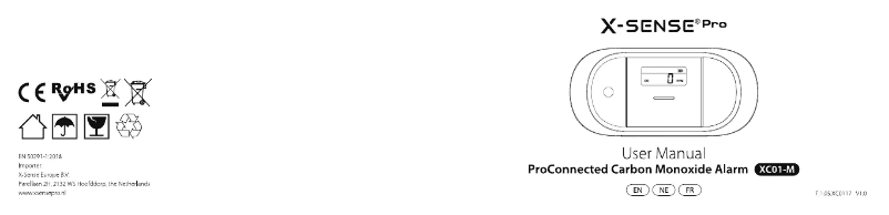 Image de la première page du manuel de l'appareil XC01