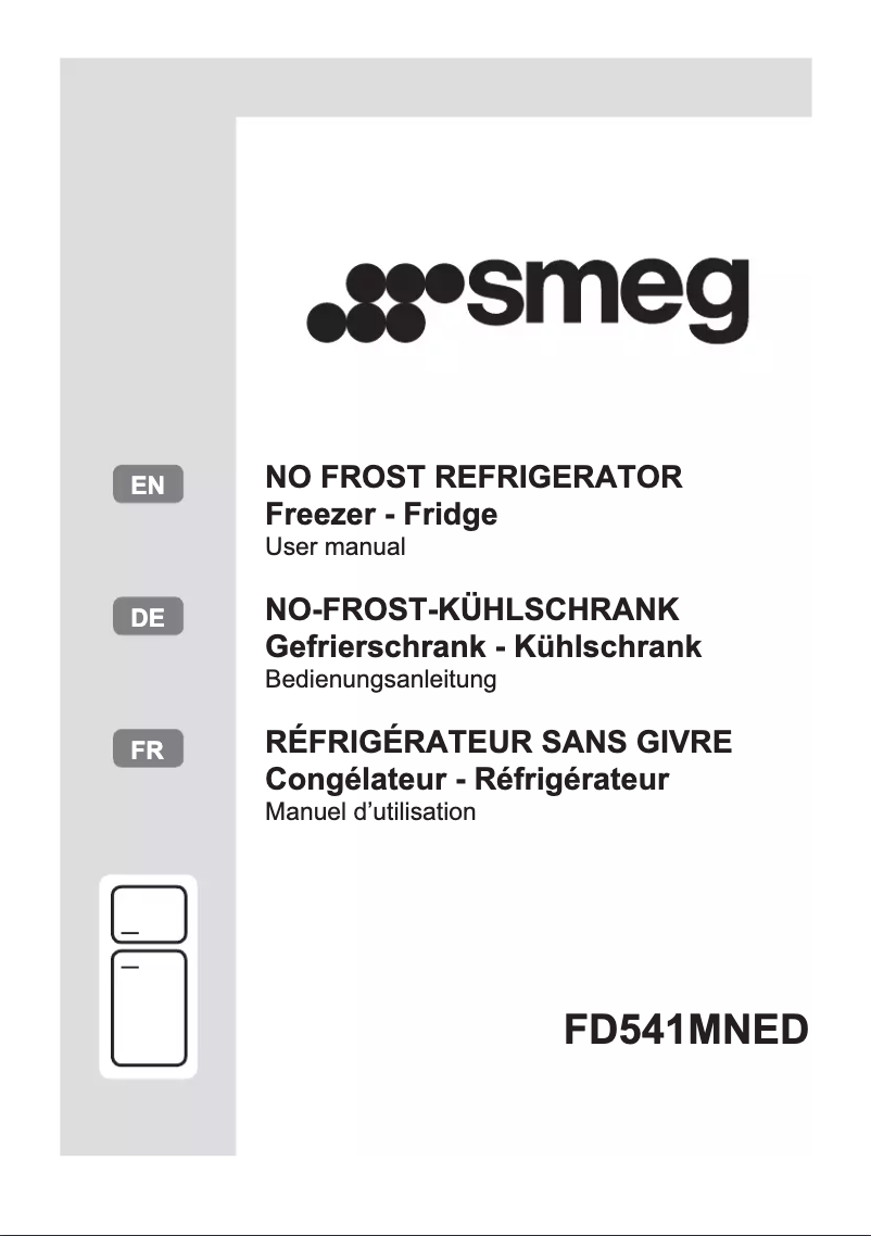 Page 1 de la notice Manuel utilisateur Smeg FD541MNED