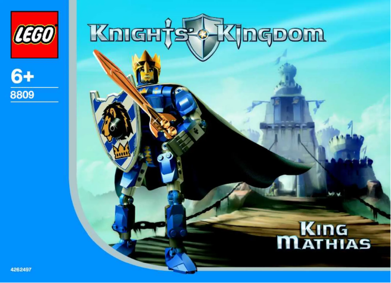 Page 1 de la notice Manuel utilisateur Lego Knights Kingdom 8809