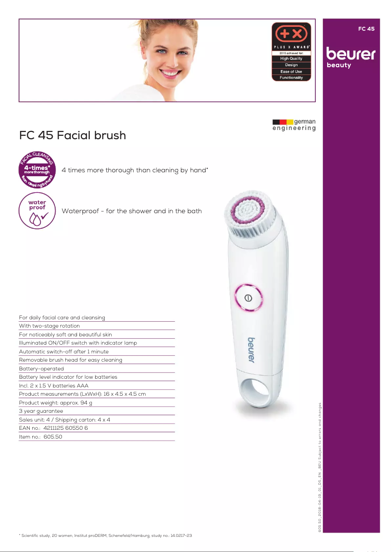 Image de la première page du manuel de l'appareil FC 45