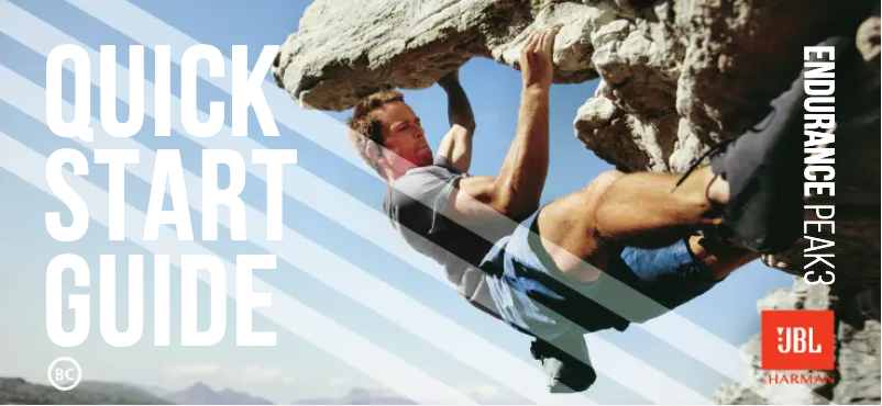 Page 1 de la notice Manuel utilisateur JBL Endurance PEAK