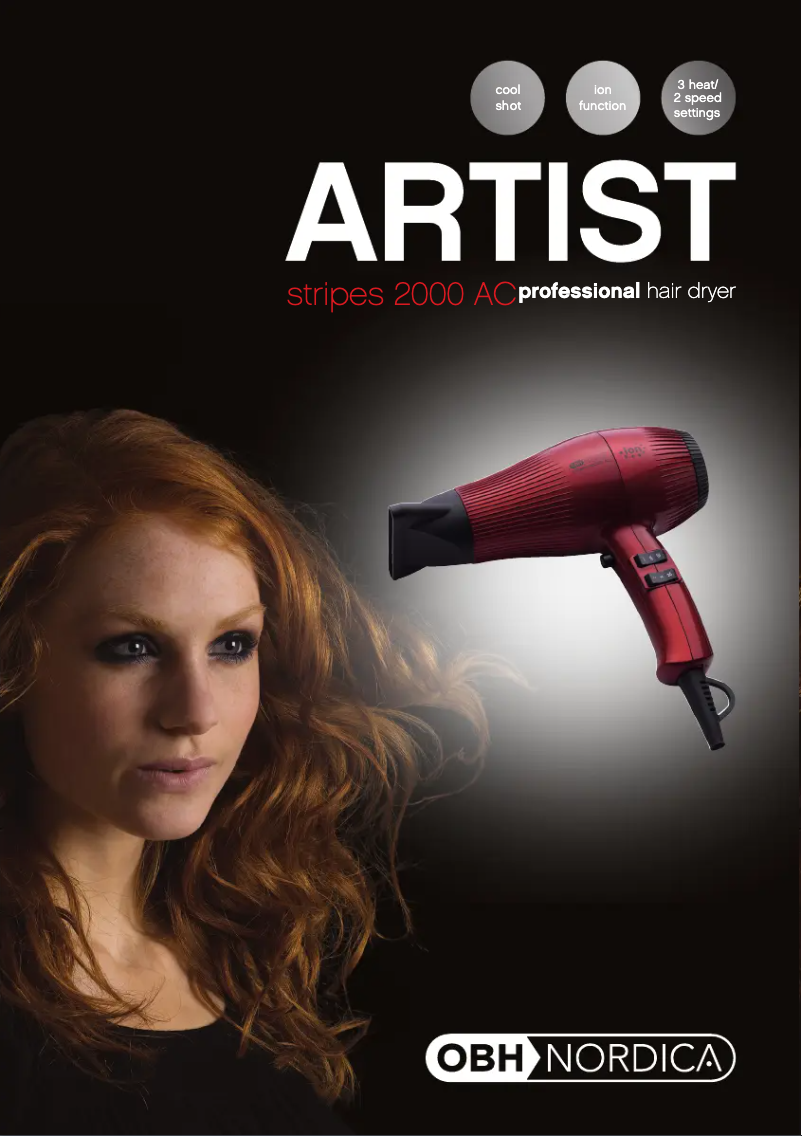 Página 1 del manual Manual de usuario OBH Nordica Artist Stripes 5175