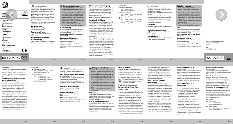 Imagen de la primera página del manual del dispositivo IAN 295862