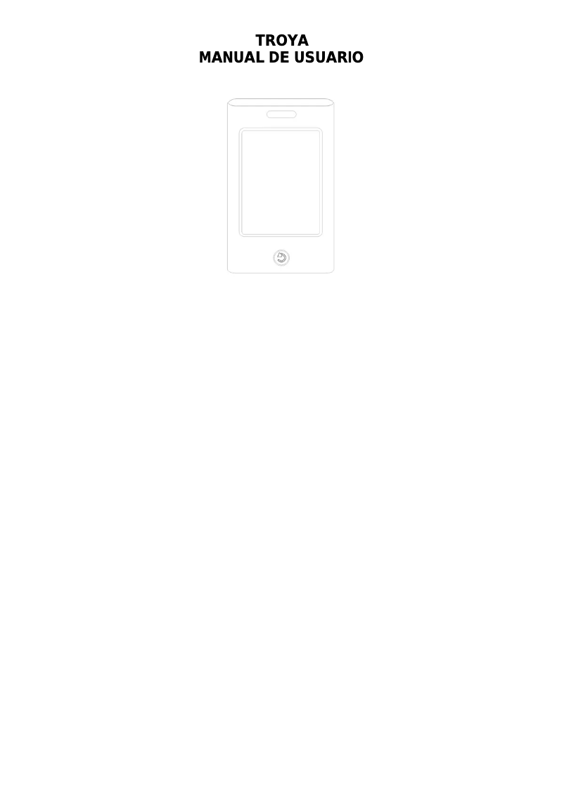 Page n°1 - Manuel utilisateur Sunstech Troya 2011