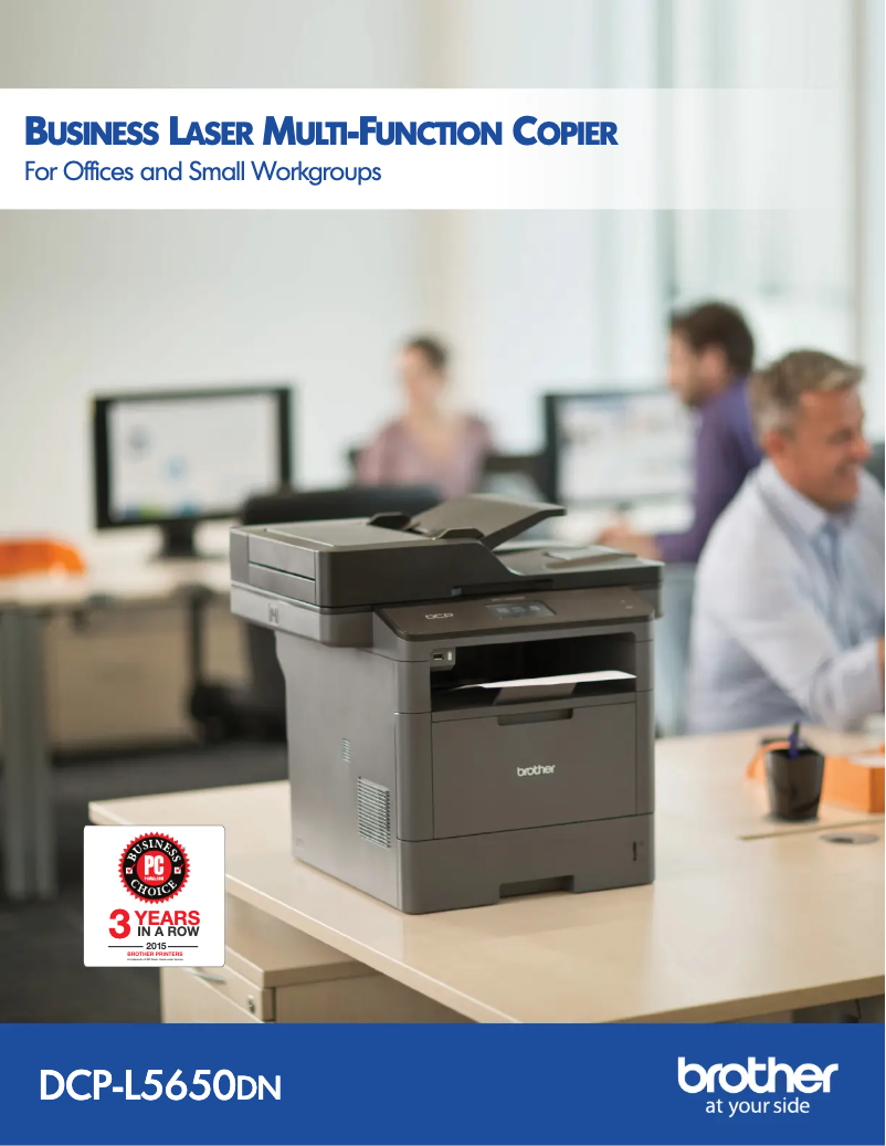 Page 1 de la notice Brochure Brother DCP-L5650DN