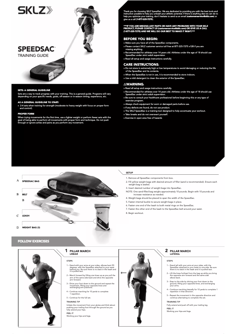 Page n°1 - Manuel utilisateur SKLZ Pro Mini Hoop