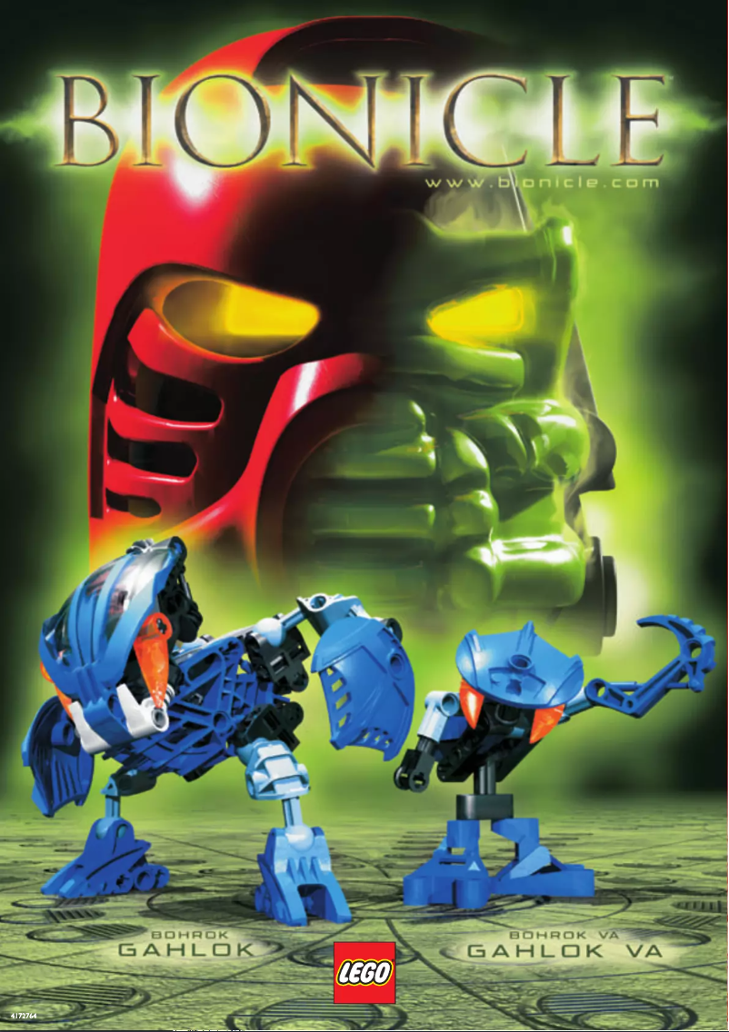 Page 1 de la notice Manuel utilisateur Lego Bionicle 8550