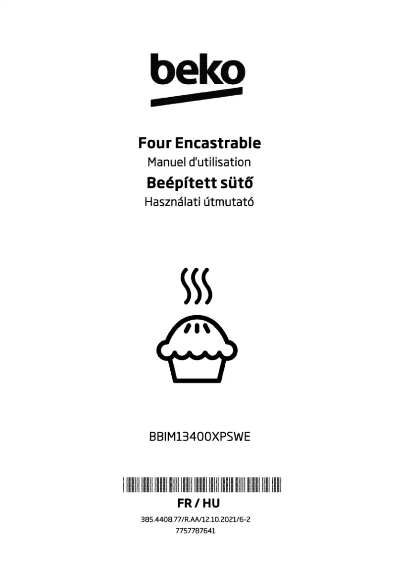 Page 1 de la notice Manuel utilisateur Beko BBIM13400XPSWE