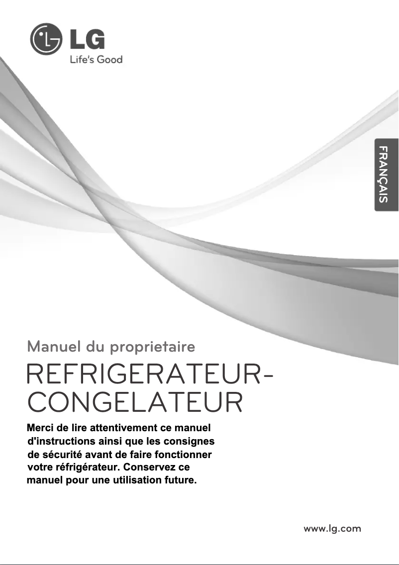 Page 1 de la notice Manuel utilisateur LG GN-M492GPCC