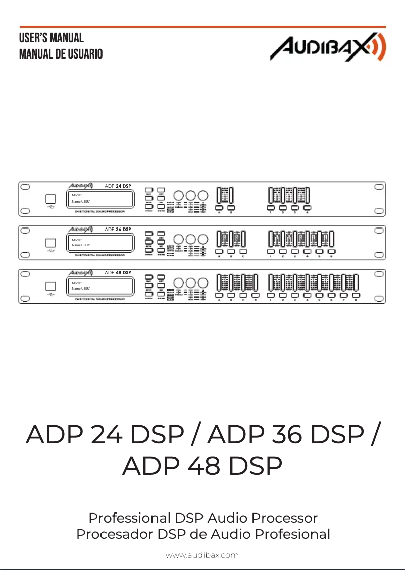 Image de la première page du manuel de l'appareil ADP 36 DSP