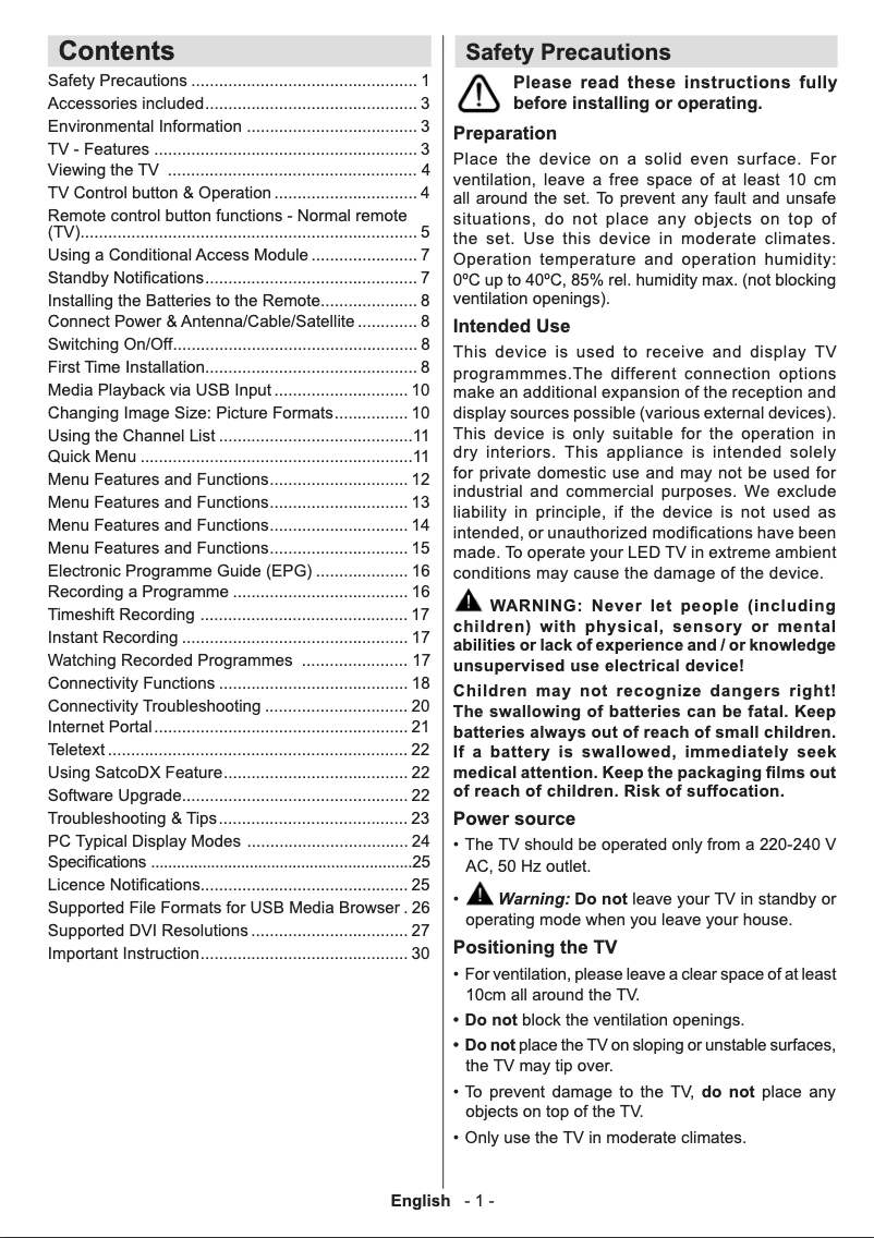 Página 1 del manual Manual de usuario Walker WP3214SMW