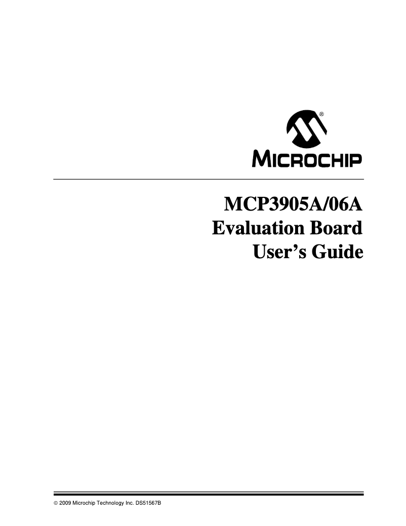 Image de la première page du manuel de l'appareil MCP3905L