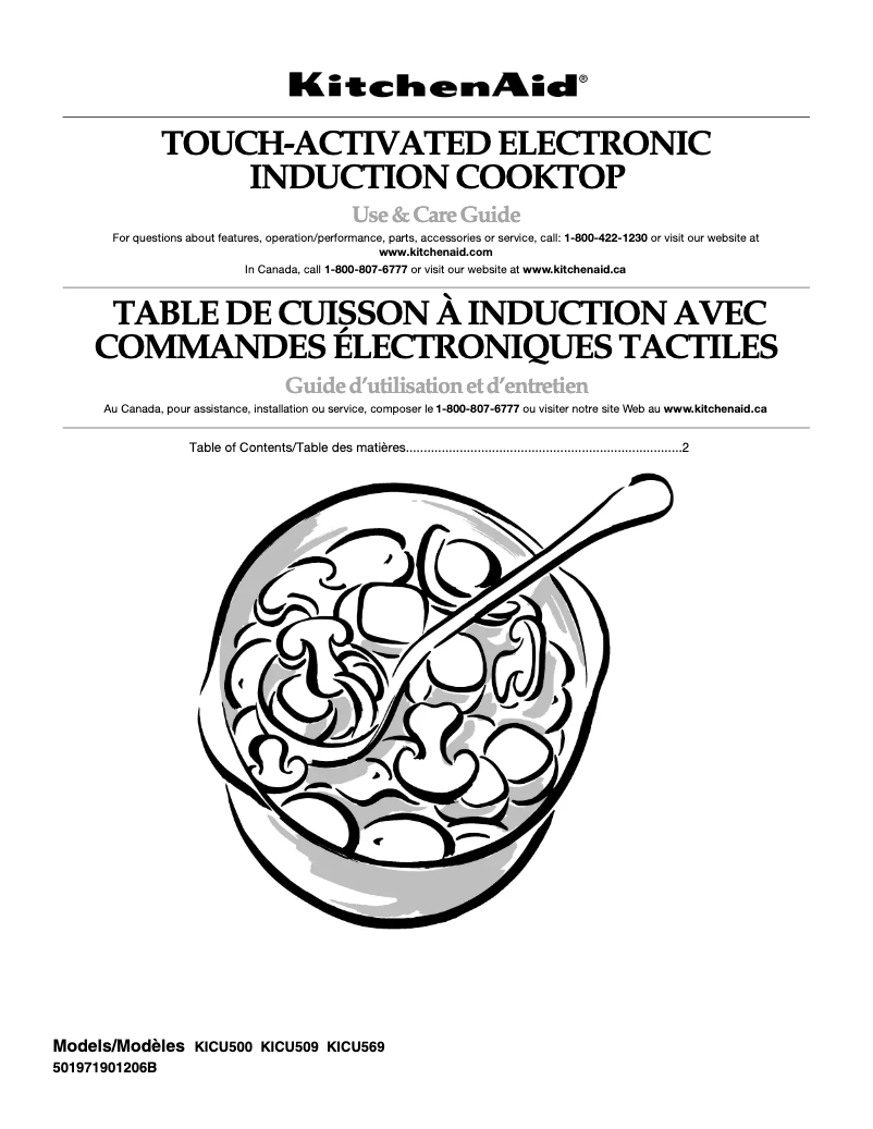 Image de la première page du manuel de l'appareil Architect KICU509XBL