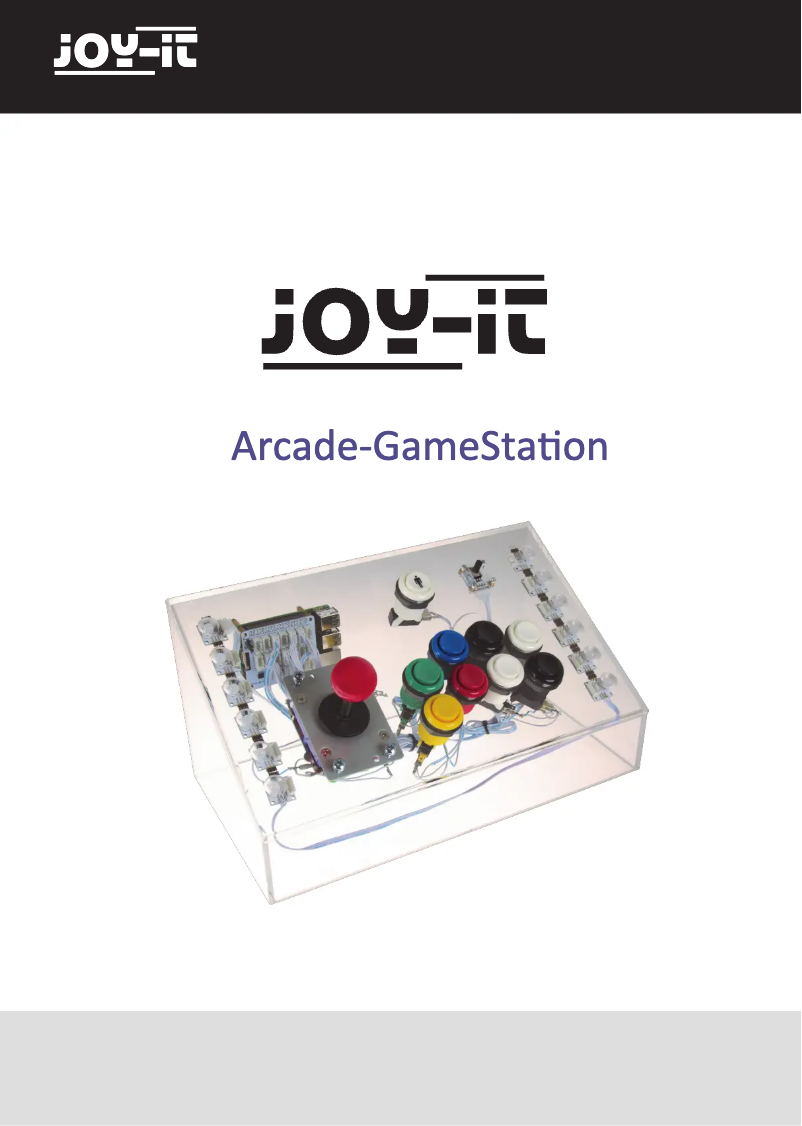 Page 1 de la notice Manuel utilisateur Joy-It RB-GAMESTATION-KIT