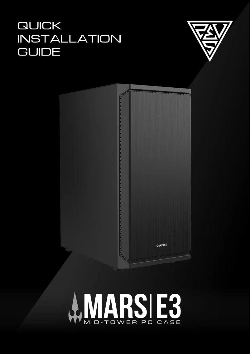 Page 1 de la notice Manuel utilisateur Gamdias Mars E3