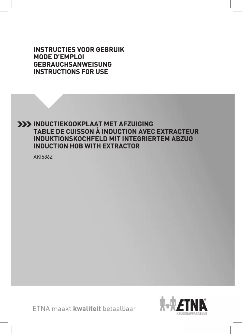 Image de la première page du manuel de l'appareil AKI586ZT