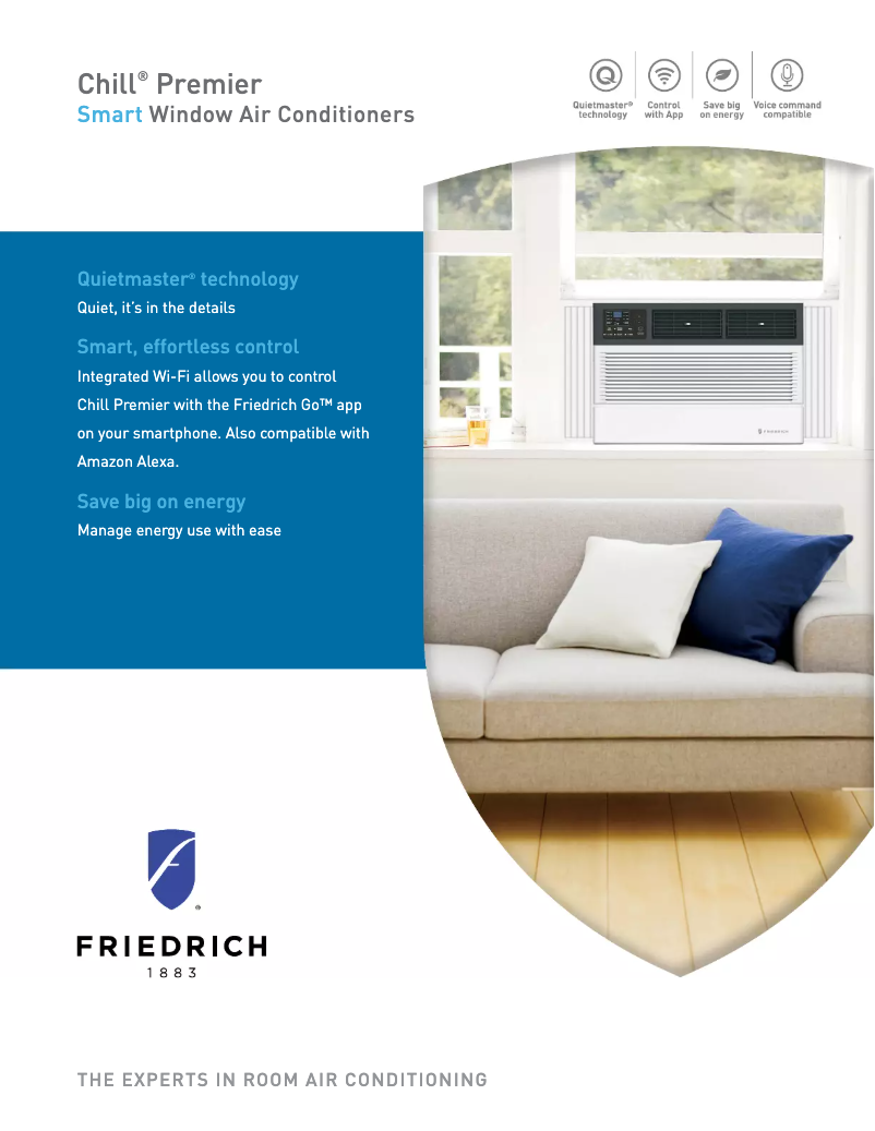 Page 1 de la notice Manuel utilisateur Friedrich Chill Premier CCF08A10A