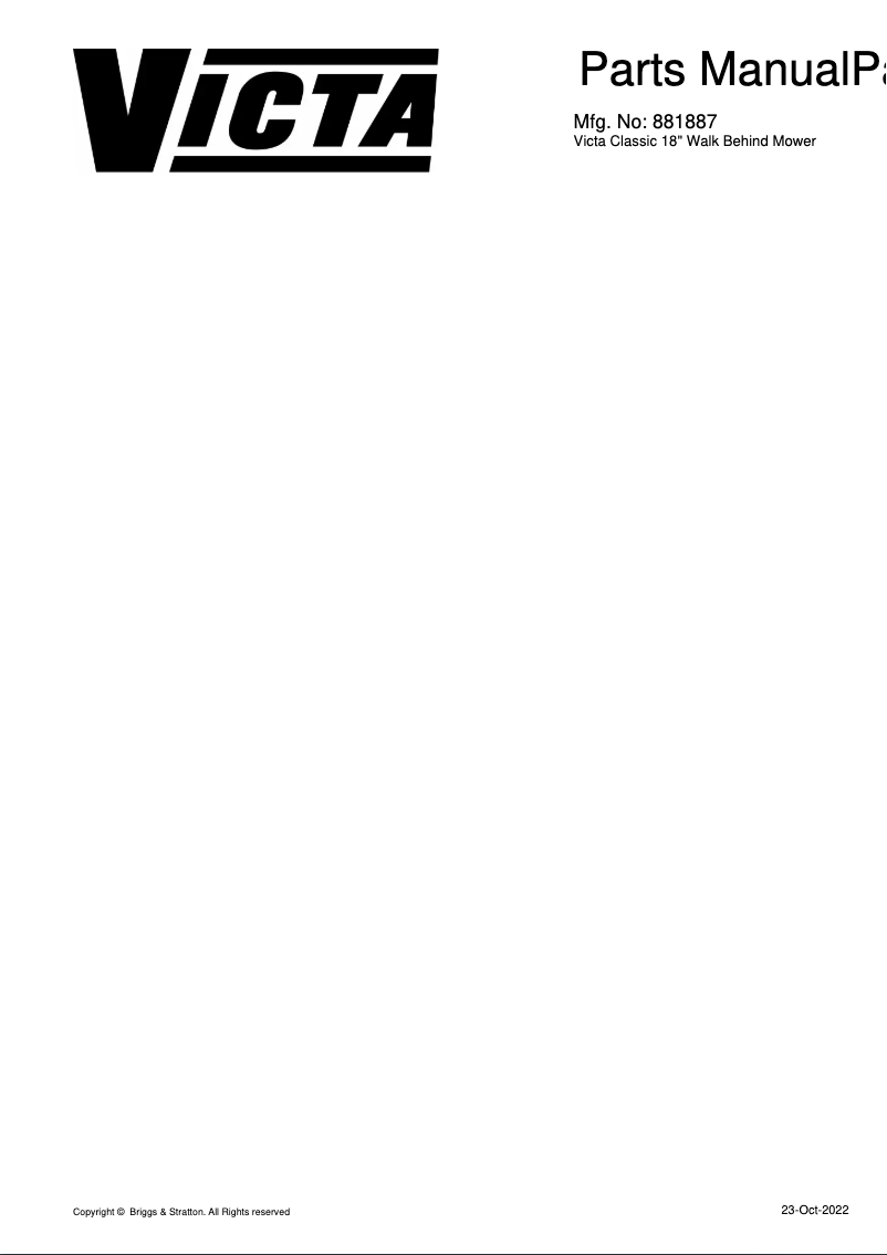 Image de la première page du manuel de l'appareil Classic Cut