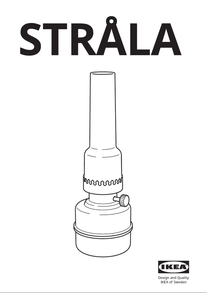 Image de la première page du manuel de l'appareil STRÅLA 705.629.64