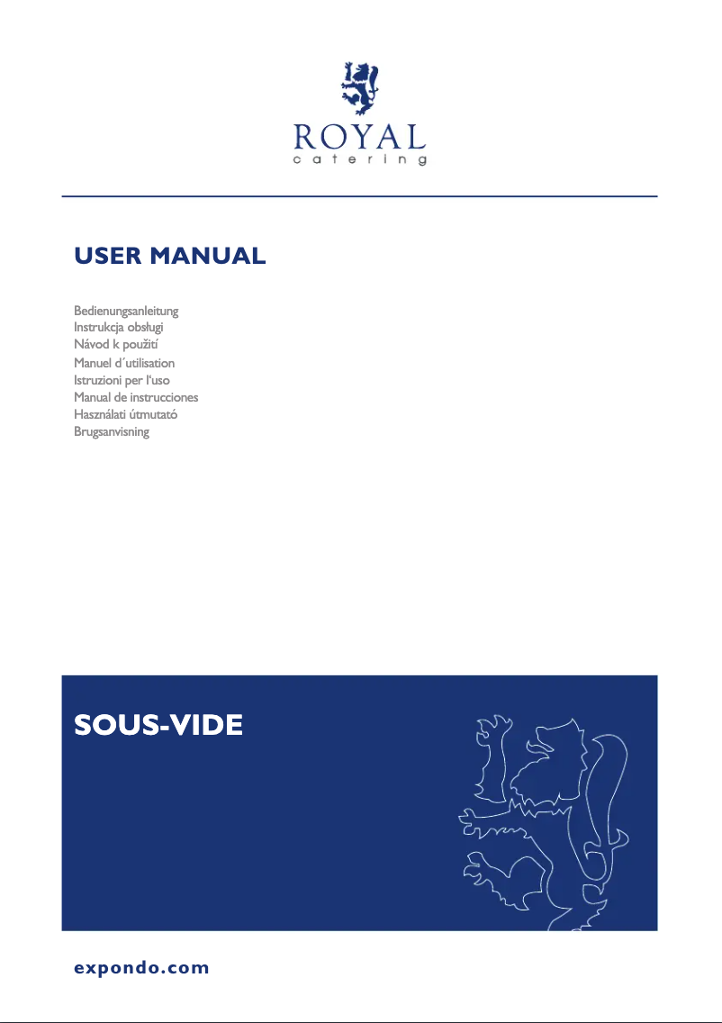 Image de la première page du manuel de l'appareil RCVG-43