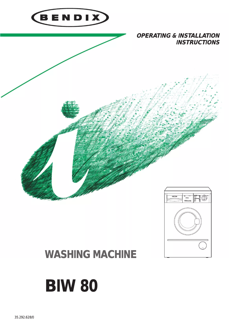 Page n°1 - Manuel utilisateur Bendix BIW 80
