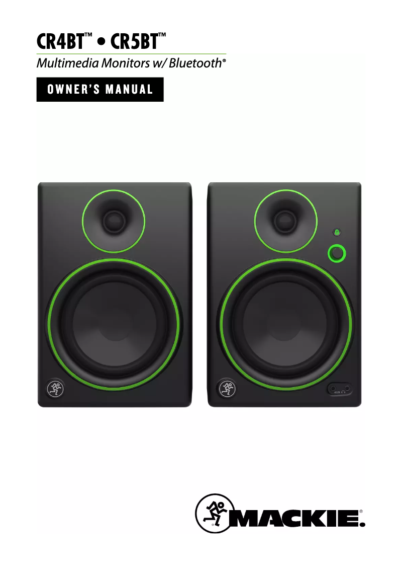 Página 1 del manual Manual de usuario Mackie CR4BT